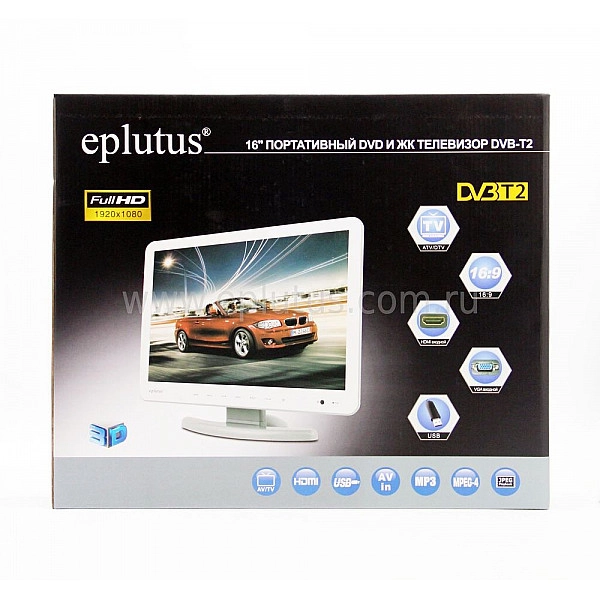 Портативный телевизор (TV) EPLUTUS EP-1608T