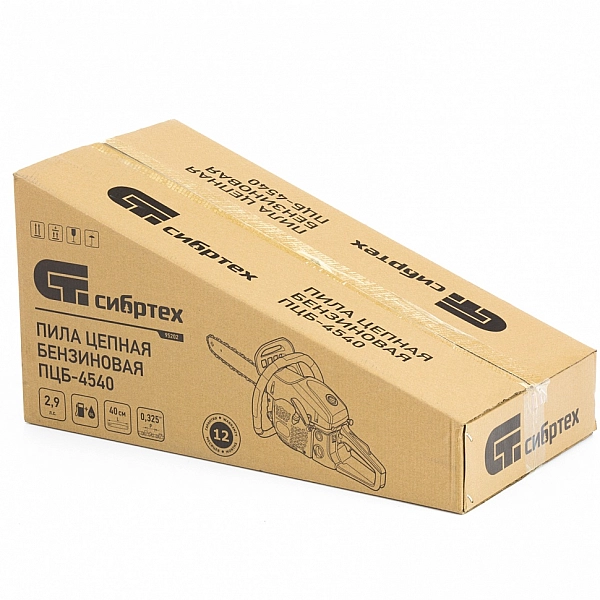 Пила цепная бензиновая Сибртех ПЦБ-4540