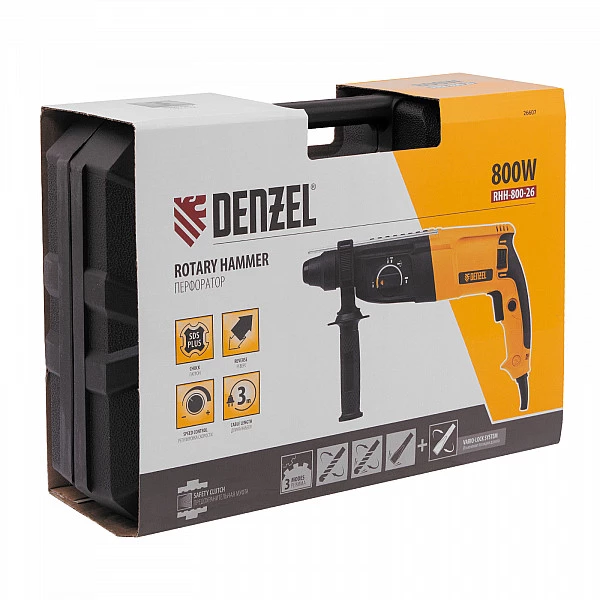 Перфоратор электрический Denzel RHH-800-26