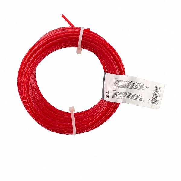 Леска для триммера квадратная витая 961755