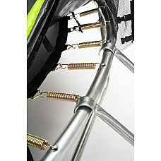 Батут пружинный с защитной сеткой Calviano 374 см - 12ft OUTSIDE master green