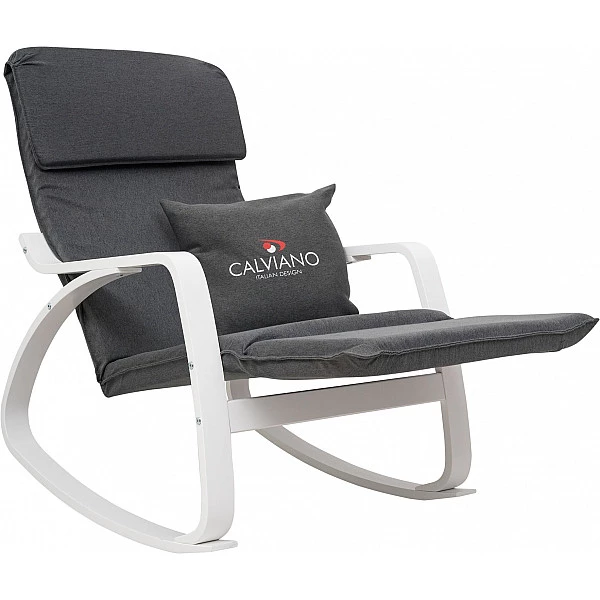 Кресло-качалка Calviano Comfort  1 серое