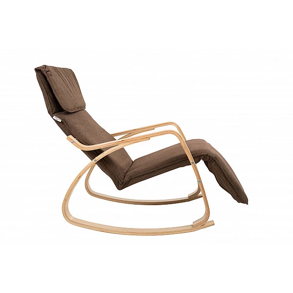 Кресло-качалка Calviano Relax 1103 коричневое