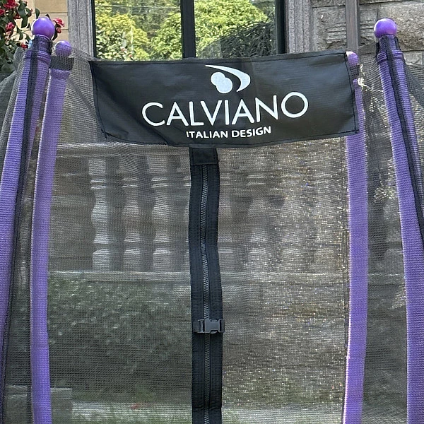 Батут пружинный с защитной сеткой Calviano 183 см - 6ft OUTSIDE master purple