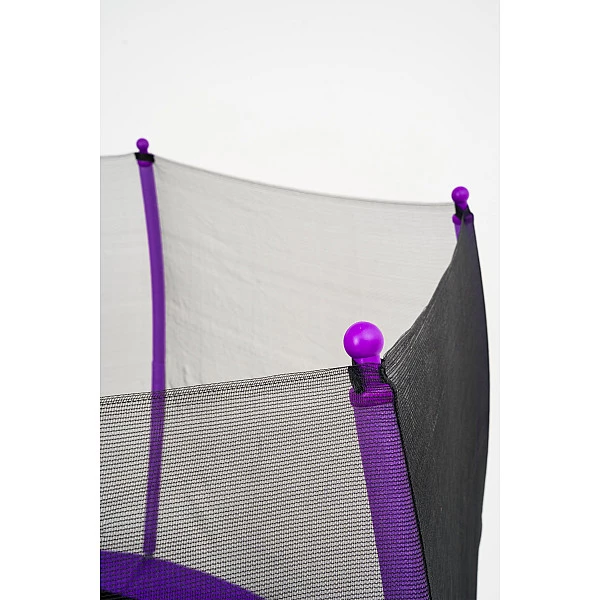 Батут пружинный с защитной сеткой Calviano 312 см - 10ft OUTSIDE master purple