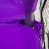 Батут пружинный с защитной сеткой Calviano 312 см - 10ft OUTSIDE master purple