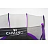 Батут пружинный с защитной сеткой Calviano 312 см - 10ft OUTSIDE master purple