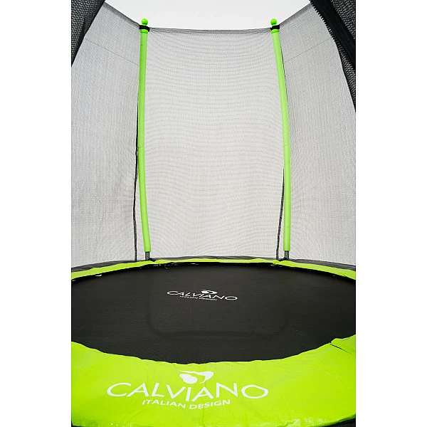 Батут пружинный с защитной сеткой Calviano 183 см - 6ft OUTSIDE master green