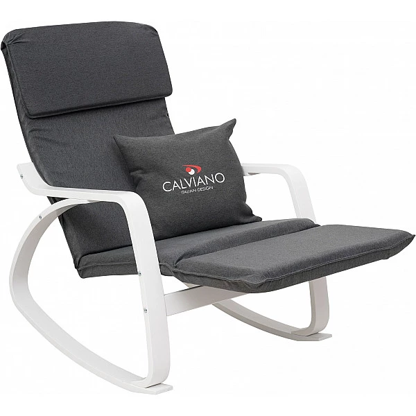 Кресло-качалка Calviano Comfort  1 серое