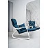 Кресло-качалка Calviano Comfort  1 синее