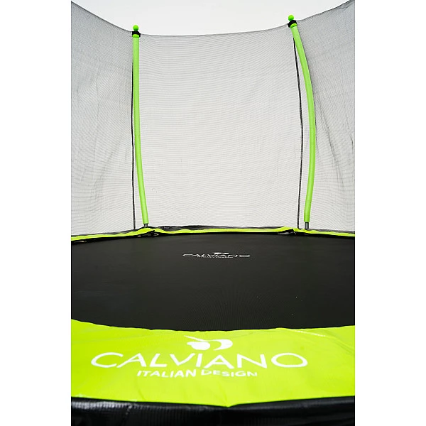 Батут пружинный с защитной сеткой Calviano 312 см - 10ft OUTSIDE master green
