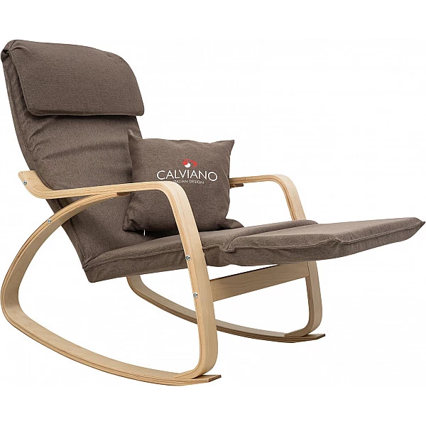 Кресло-качалка Calviano Comfort  1 коричневое