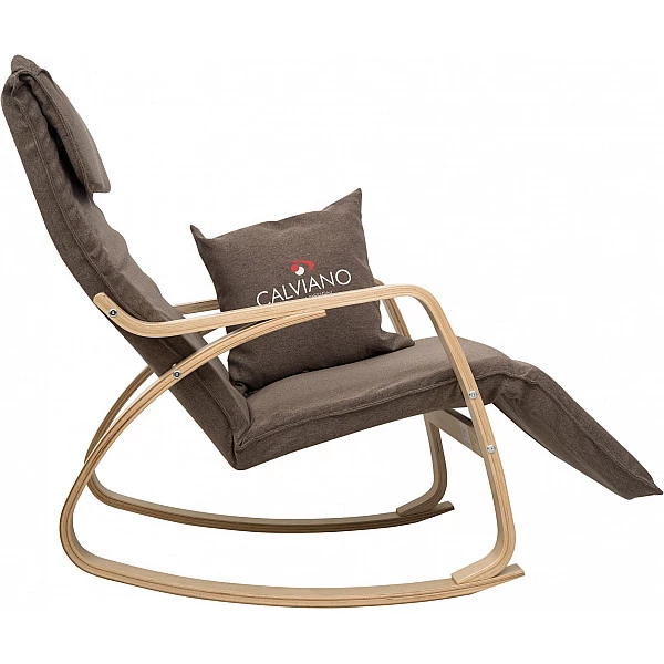Кресло-качалка Calviano Comfort  1 коричневое