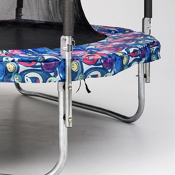 Батут пружинный с защитной сеткой Calviano smile 183 см - 6ft INSIDE складной