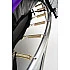 Батут пружинный с защитной сеткой Calviano 312 см - 10ft OUTSIDE master purple