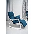 Кресло-качалка Calviano Comfort  1 синее