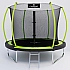 Батут пружинный с защитной сеткой Calviano 252 см - 8ft INSIDE master green