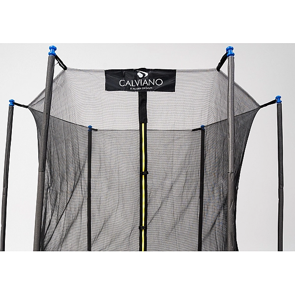 Батут пружинный с защитной сеткой Calviano smile 183 см - 6ft INSIDE складной