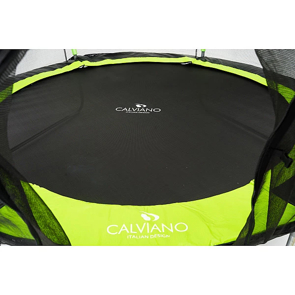 Батут пружинный с защитной сеткой Calviano 312 см - 10ft OUTSIDE master green