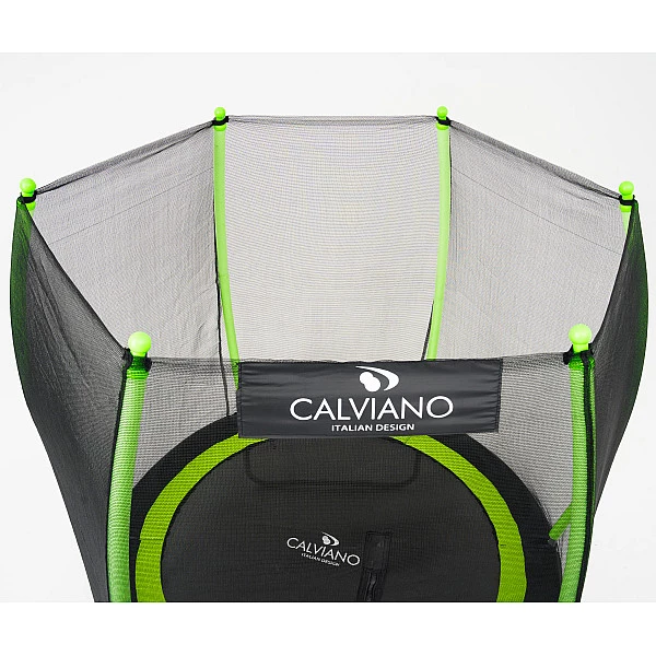 Батут пружинный с защитной сеткой Calviano 183 см - 6ft OUTSIDE master green
