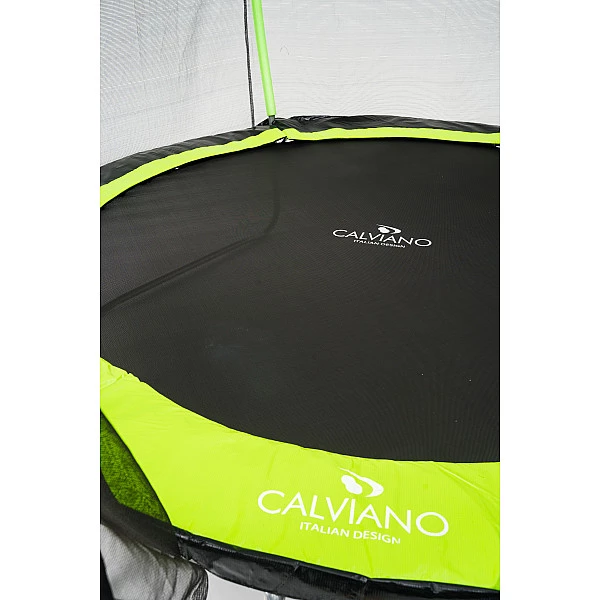 Батут пружинный с защитной сеткой Calviano 312 см - 10ft OUTSIDE master green