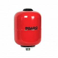 Гидроаккумулятор BRADO T-8V (8 л, вертикальный, сталь, 6 атм) Гидроаккумулятор BRADO T-8V (8 л, вертикальный, сталь, 6 атм)