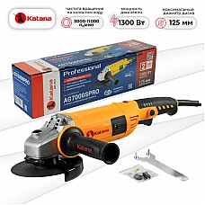 Углошлифмашина одноручная KATANA HD line AG7000S PRO(1300Вт,SDS кожух,SDS гайка, рег.об) Углошлифмашина одноручная KATANA HD line AG7000S PRO(1300Вт,SDS кожух,SDS гайка, рег.об)