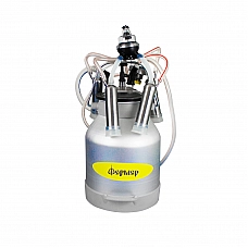 Доильная аппаратура "Фермер" силикон, для коров, пластиковая крышка и коллектор Доильная аппаратура "Фермер" силикон, для коров, пластиковая крышка и коллектор