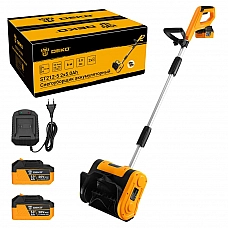 Снегоуборщик аккумуляторный DEKO ST212-5 (20В, 2х5Ач, совм Katana/Makita, 2800об/мин, 254/160мм, 6м) Снегоуборщик аккумуляторный DEKO ST212-5 (20В, 2х5Ач, совм Katana/Makita, 2800об/мин, 254/160мм, 6м)