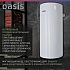 Oasis AS-80 Водонагреватель накопит. Oasis AS-80 (II нерж.бак, 80л, 2кВт, 20мм, УЗО, медный ТЭН)