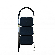 Лестница-стремянка Алюмет МСН203 (3-х ступ., сталь, широкая ступень)