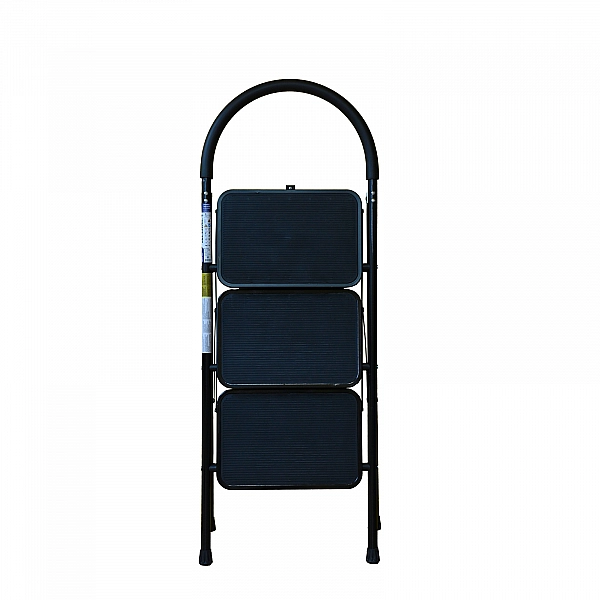 АЛЮМЕТ МСН203 Лестница-стремянка Алюмет МСН203 (3-х ступ., сталь, широкая ступень)