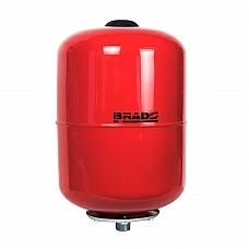 Гидроаккумулятор BRADO T-24V (24 л, вертикальный, сталь, 6 атм) Гидроаккумулятор BRADO T-24V (24 л, вертикальный, сталь, 6 атм)