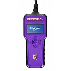 Тестер аккумуляторный Ermenrich Zing AL40 (6-18В, EN 61326-1:2013, 200Ач, фиолетовый)