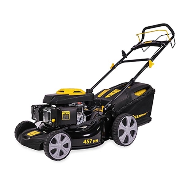 CHAMPION LM4630 Газонокосилка, 3,0 кВт., привод,травосбор. 60л., шир.захвата 460мм.,25-75мм.,3в1, 173 см.куб.
