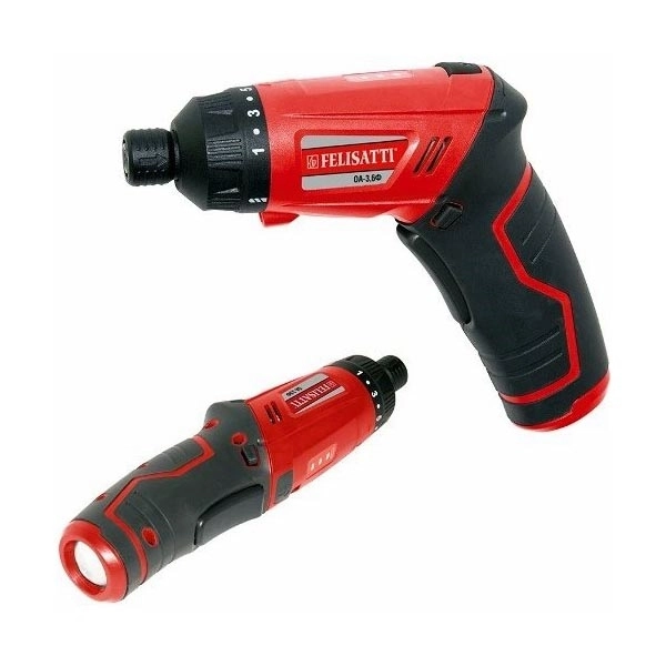 Felisatti ОА-3,6Ф Felisatti Аккумуляторная отвертка (блистер), 3.6В, Li-ion, 210 об/мин, 5 Н*м, НЕХ 1/4