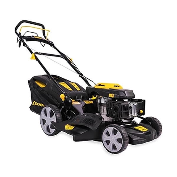 CHAMPION LM4630 Газонокосилка, 3,0 кВт., привод,травосбор. 60л., шир.захвата 460мм.,25-75мм.,3в1, 173 см.куб.