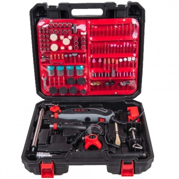 PIT PMG200-С1 Гравер электрический, 150Вт.,бормаш 12в, цанга 3,2., 10 000-33 000 об/мин., 350пр.