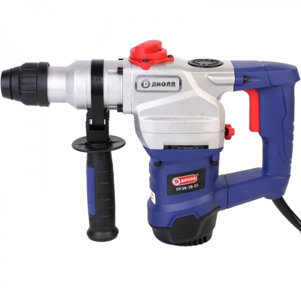 ДИОЛД ПРЭВ-28-01 Перфоратор ручной электрический, 220В/50 Гц, 1400 Вт, 900 об/мин, 4300 уд/мин, 5,6 Дж, SDS-plus