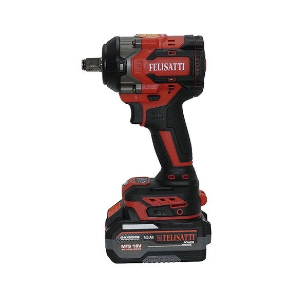 Felisatti FT15837 Аккумуляторный ударный гайковерт 650Нм (кейс, 1 аккум. 4,0Ач, ЗУ 4А), М-серия