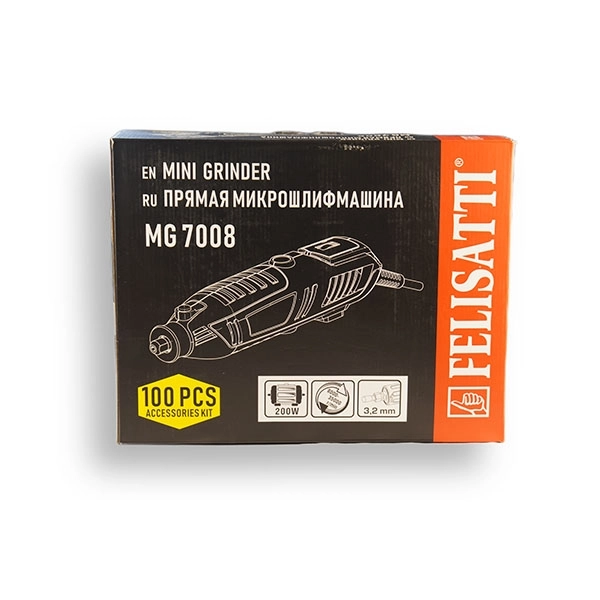 Felisatti FT2301(2301) Прямая микрошлифмашина, 200 Вт, 10000-40000 об/мин