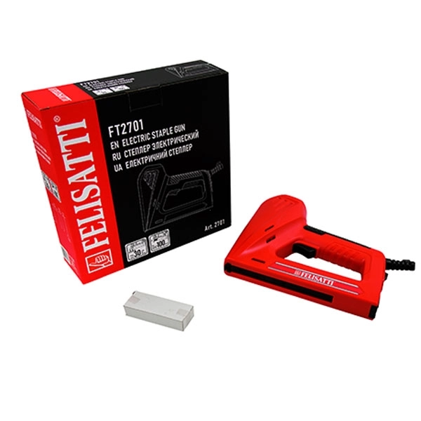 Felisatti FT2701 Felisatti Степлер электрический New, длина гвоздей 16 мм,тип гвоздей 15 мм, тип скоб 8-14 мм, тип 53, 30 уд/мин