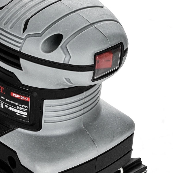 PIT PSP100-C Вибрационная шлифмашина, 240 Вт, подошва 100х110 мм, 14000 ход/мин