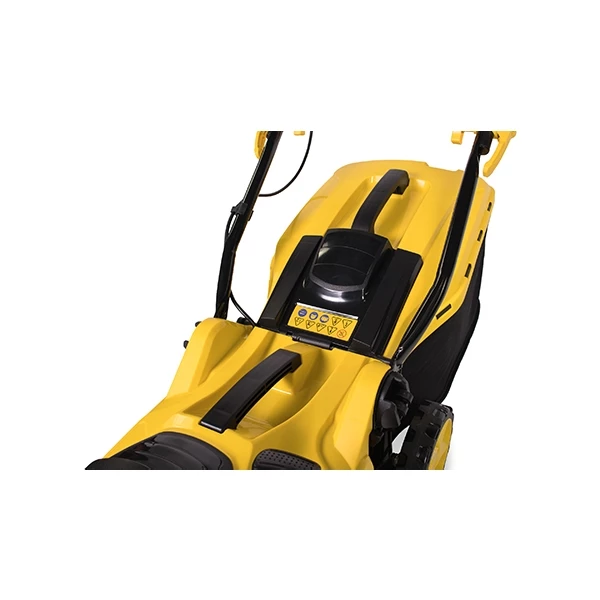 CHAMPION EM3616 Электрическая газонокосилка, 220 В, 50 Гц, 1600 Вт, 360мм, 20-70мм, пласт.+ткань, 45л