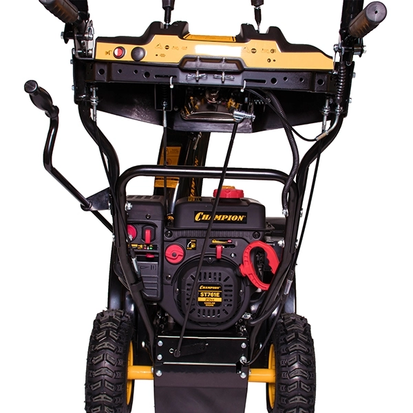 CHAMPION ST761E Снегоотбрасыватель, 7,0л.с, захват шир.61см.,6F/2R колеса 3л.,212 см.куб.,эл.стартер,фара