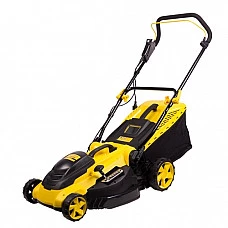 CHAMPION EM4118 Электрическая газонокосилка, 220 В, 50 Гц, 1800 Вт, 420мм, 25-75мм, пласт.+ткань, 50л
