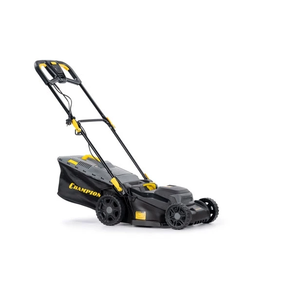 CHAMPION EM4018 Газонокосилка электрическая, 1,8 кВт, травосб.40 л, ширина 400 мм 25-75 мм