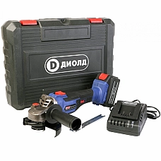 ДИОЛД АМШУ-20ЛИ-01(1 АКБ, кейс) Машина шлифовальная угловая аккумуляторная, 20 В, 3000-10500 об/мин, 125 мм, 1 АКБ и ЗУ, кейс ДИОЛД АМШУ-20ЛИ-01(1 АКБ, кейс) Машина шлифовальная угловая аккумуляторная, 20 В, 3000-10500 об/мин, 125 мм, 1 АКБ и ЗУ, кейс