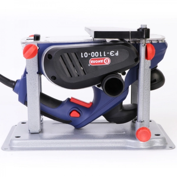 ДИОЛД РЭ-1100-01(подставка) Рубанок ручной электрический,1100 Вт, 16000 об/мин, 82мм, 0-3мм