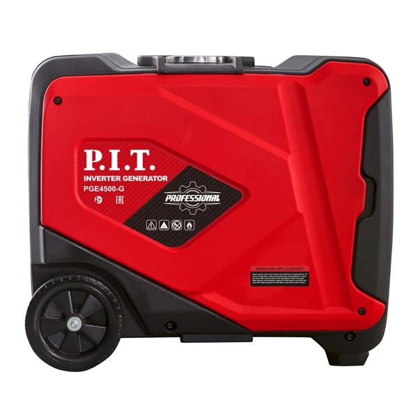 PIT PGE4500-G Генератор бензиновый инверторный P.I.T. PGE4500-G (4,5/4,2 кВт, 236см³, 4 такт, 2х220В, 12В, 18,3А)